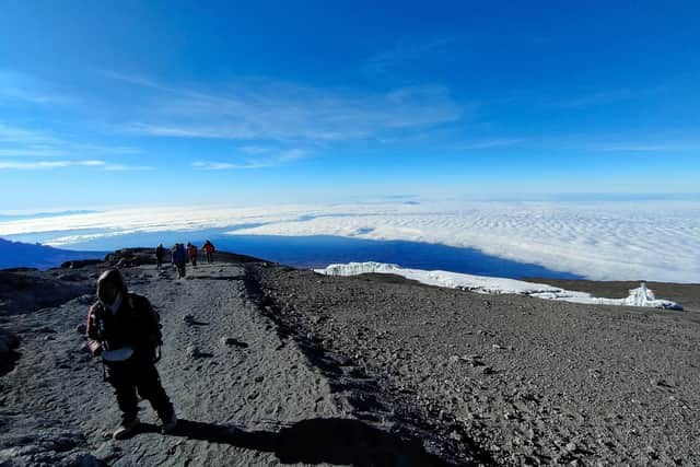 Head in the clouds - a view from the top.