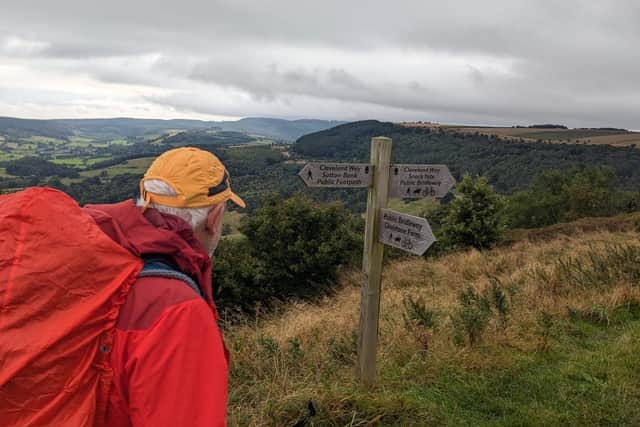 Mike decided to tackle the walk in five and a half days.