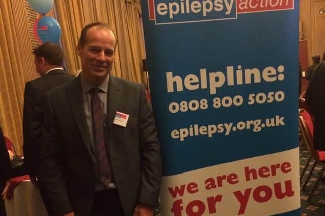 Andrew Jackson has been working with Epilepsy Action to raise awareness of seizure first aid.