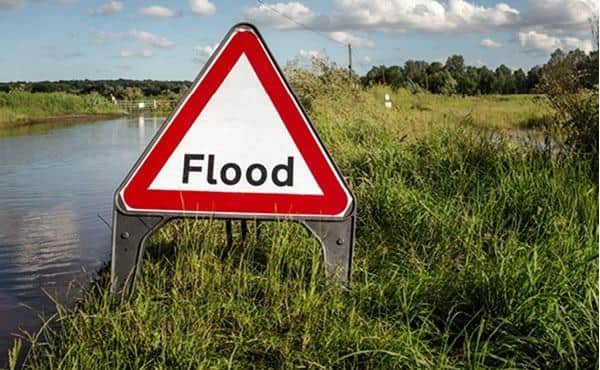Flooding has closed many of the county's roads.
