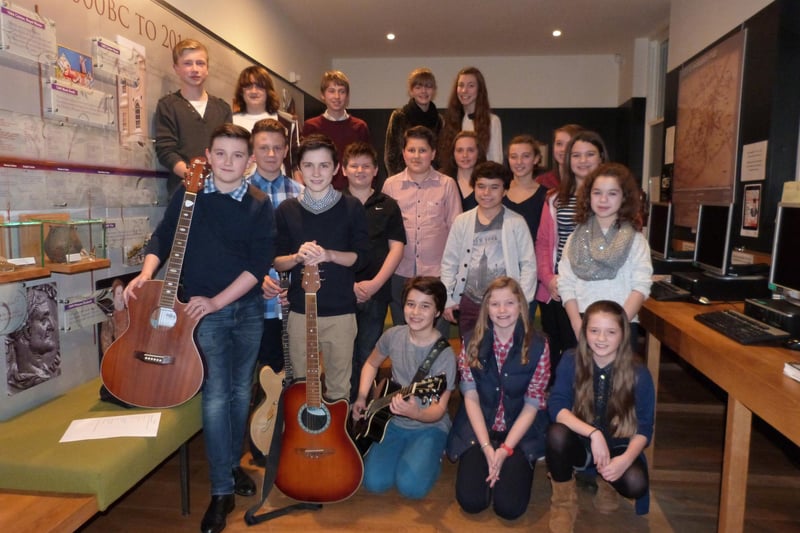 Performers at the Collaborations musical evening, held at Caistor Arts and Heritage Centre. The youngsters - aged 11-14 years old - selected, arranged and rehearsed their pieces without any adult help.