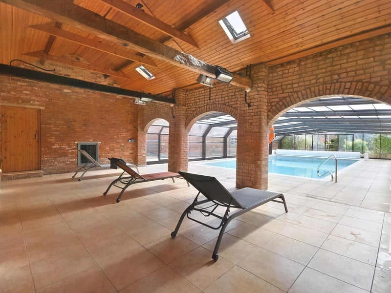 The swimming pool.
