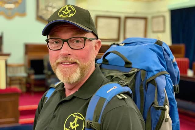 Freemason Chris Jones has set off on a round Britain walk of at least 7,000 miles to raise up to £100,000 for the Masonic Charitable Foundation (MCF).