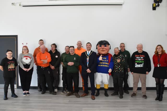 Staff at Skegness Town Council hosted a Christmas Jumper Day in aid of the charity Shine Lincolnshire.