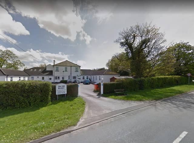 The man was a resident at The Old Rectory care home in Saxilby