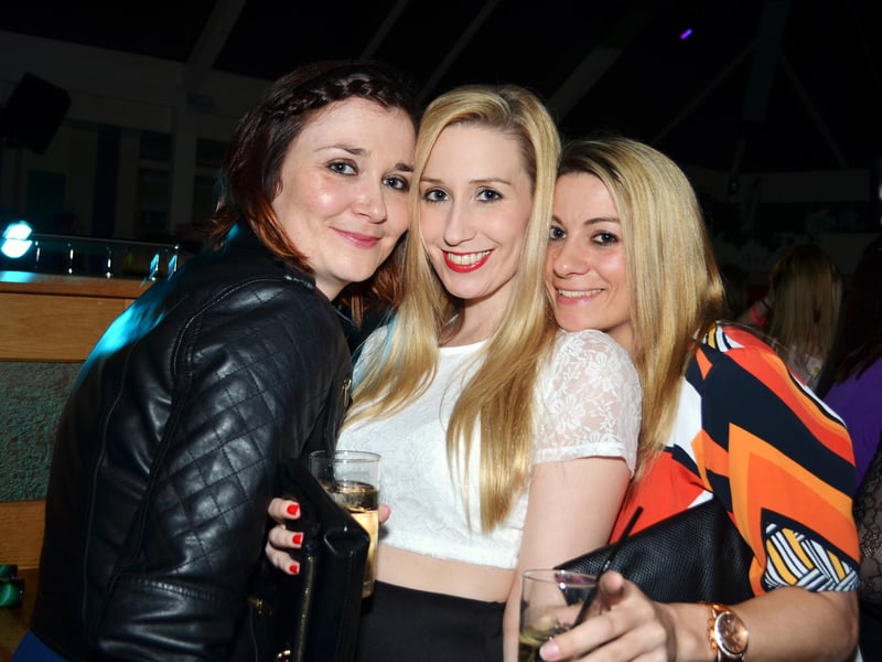 A trio that appeared in the Louth Leader’s Big Night Out feature.