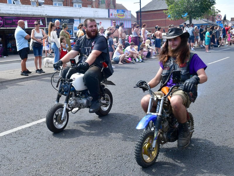 Action from the parade on Sunday, August 9.