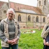 Ian Scard and Church Warden Ann Hoyes