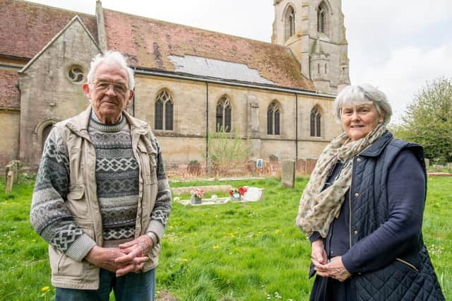 Ian Scard and Church Warden Ann Hoyes