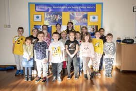 Tattershall primary school dressed up for Children in Need. Photo: Holly Parkinson