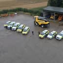 The launch of Operation Galileo for a new hare coursing season, at Glebe Farm, Leadenham.