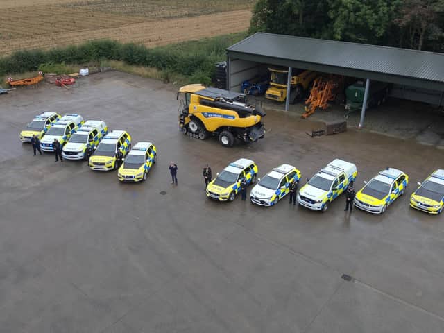 The launch of Operation Galileo for a new hare coursing season, at Glebe Farm, Leadenham.