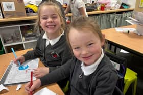 Two Isaac pupils are proud of the result