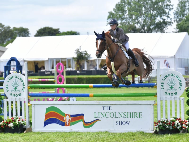 British Showjumping 1.40m, in the Main Ring. Photo: David Dawson
