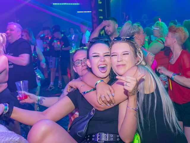 All night rave at the Hive, Skegness.