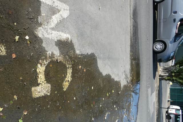 It is alleged there has been a leak in Burgh le Marsh for at least two months.