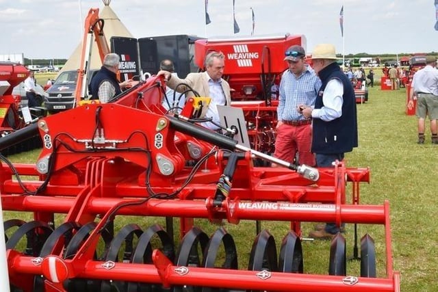 The latest machinery was on on show.