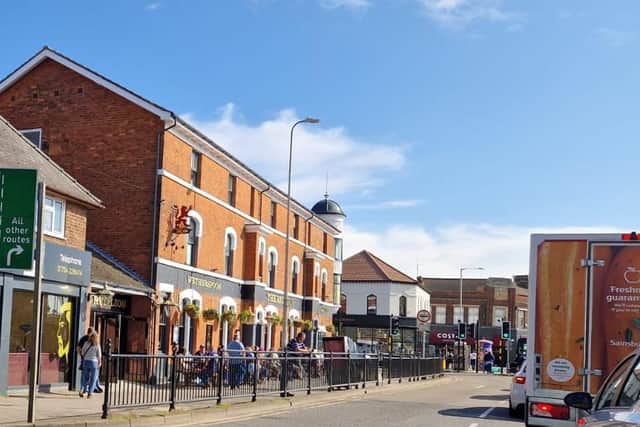 A busy Red Lion pub in Skegness over the Bank Holiday.