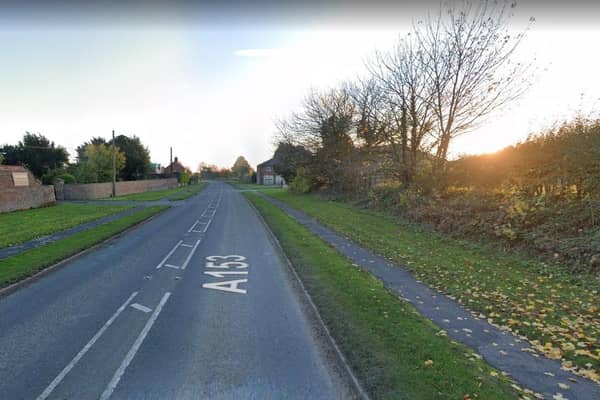 The A153 at West Ashby. Photo: Google Maps