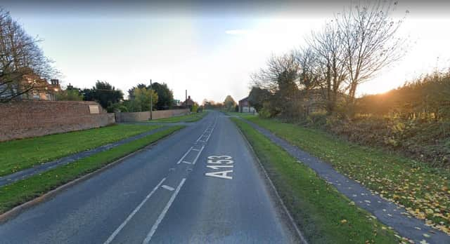 The A153 at West Ashby. Photo: Google Maps