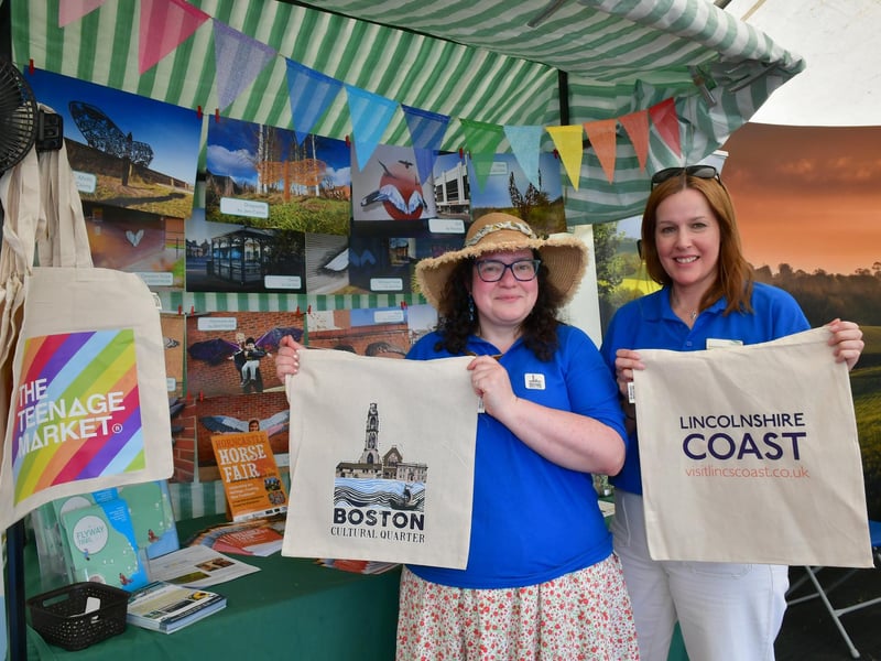 L-R Katie Edwards and Karen Edwards of South East Lincs Council Partnership