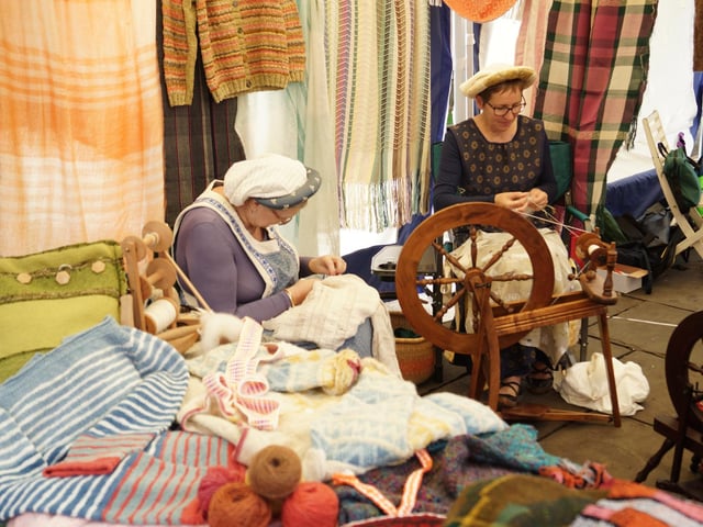 A medieval pastime on display.