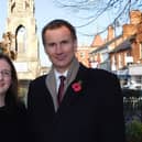 A devolution deal for Lincolnshire could be announced in Chancellor Jeremy Hunt's autumn statement, pictured here with Sleaford and North Hykeham MP Dr Caroline Johnson.