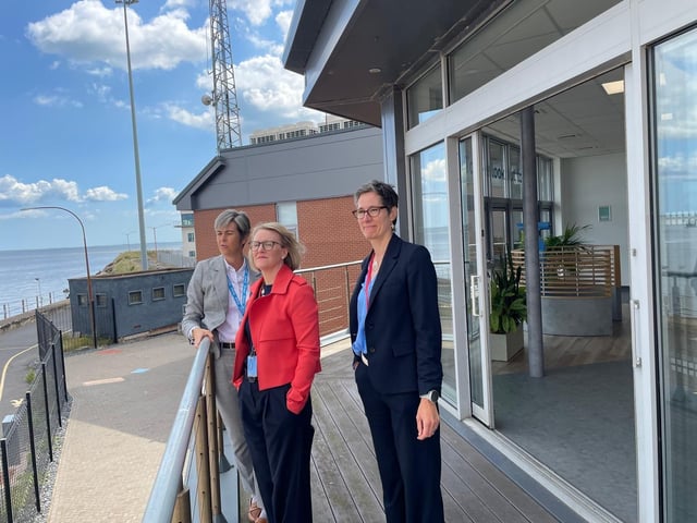 Ambassador Joelle Jenny visits Danish offshore wind power firm Ørsted’s operations centre in Grimsby