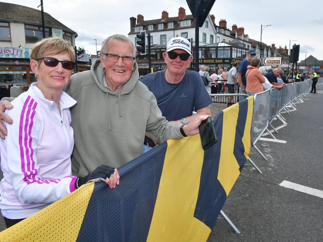 L-R Janice Thompson, Steve Thompson and Rob Wilkinson, of Skegness