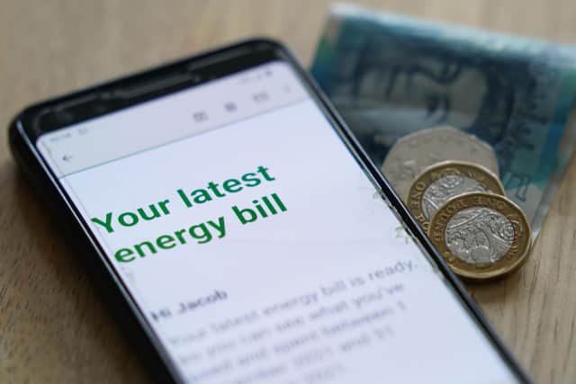 File photo dated 03/02/22 of an online energy bill. The crisis that defined 2022 for many Britons started a few days early for utilities expert Martin Young, as he stared at his computer screen at a new figure that had popped up. Plugging gas and electricity prices into a formula he had designed in December 2021, Mr Young saw before almost anyone else that the average energy bill would reach a massive new record in the new year. Issue date: Monday December 26, 2022.