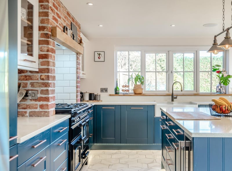 A closer look at the kitchen.