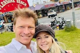 Boston and Skegness MP Richard Tice with journalist and author Isabel Oakeshott in Skegness after his election.