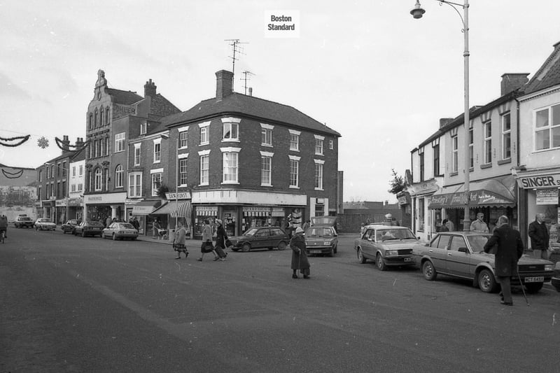 "With ample parking on the street and on nearby car parks, it's perfect for one stop shopping without the rush and crush," the paper also said of West Street 35 years ago.