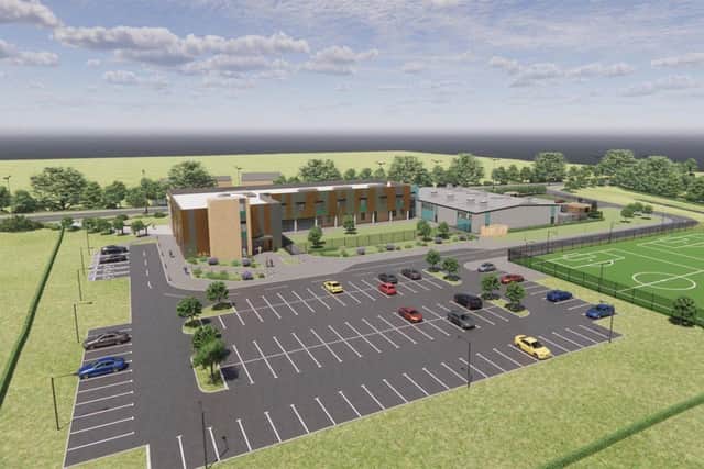 The land next to the retail park is currently farmed by the Sanderson family.