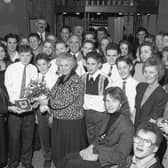 The civic reception in Boston 30 years ago.