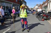 Where did you get that hat? Stewart Peltell of Wainfleet, who was one of the marshalls.