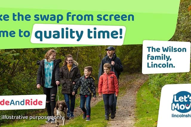 Active Lincolnshire's Stride and Ride campaign.