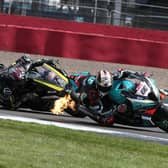 Peter Hickman in action at Silverstone. Photo by Dave Yeomans.