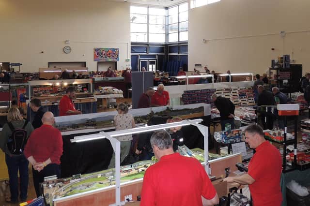 There were 21 layouts plus trade stands at the model rail show laid on by Sleaford Model Railway Society members and visiting clubs.