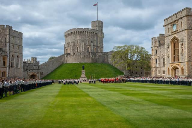 King's Scout Award achievers at Windsor