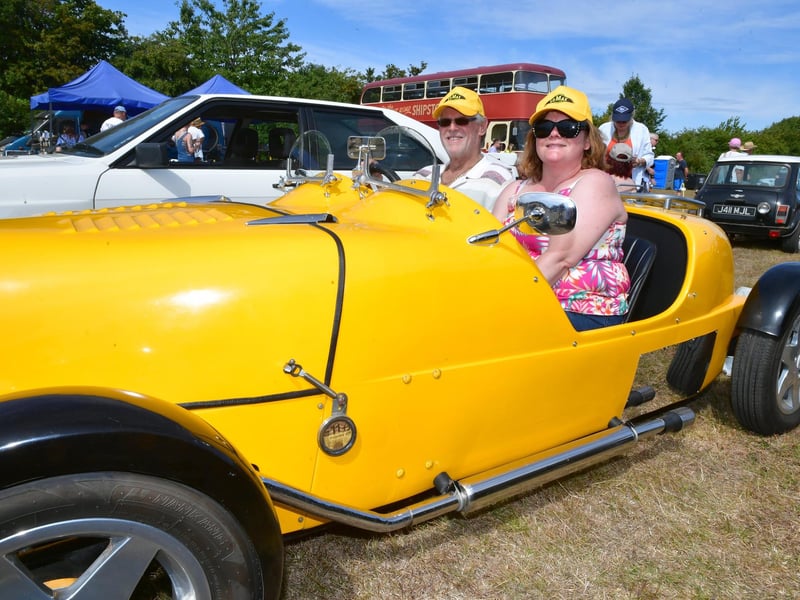 Simon and Kerry Ireland, with their 1976 Citreon Lomax 224.