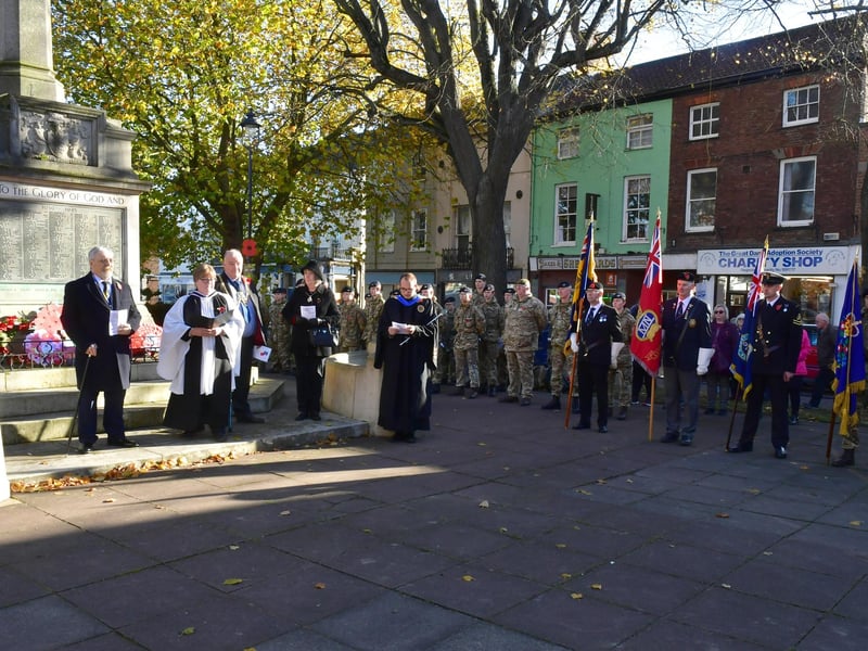 The Service was led by the Rev Sally Clifton.
