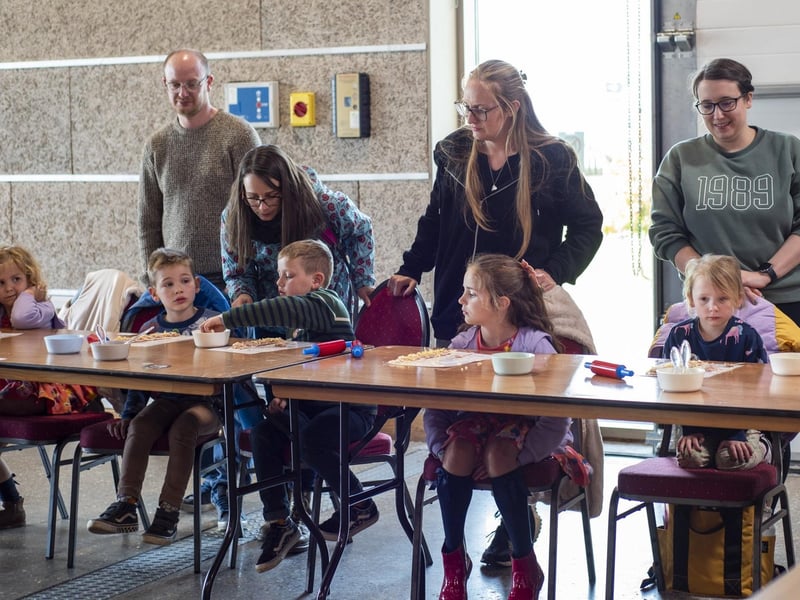 Lincolnshire Agricultural Society children's cookery workshop.