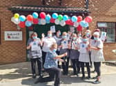 Celebrations at The Gardens care home, in Boston, after it was named in the Top 20 in the East Midlands.