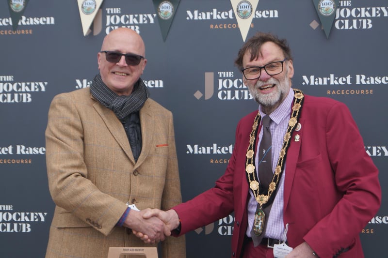 The Centre in Market Rasen's Serpentine Street was named Community Group or Team of the Year. Mike May received he prize from West Lindsey District Council Chairman Stephen Bunney