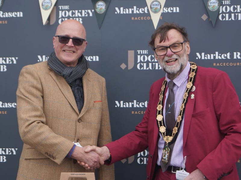 The Centre in Market Rasen's Serpentine Street was named Community Group or Team of the Year. Mike May received he prize from West Lindsey District Council Chairman Stephen Bunney