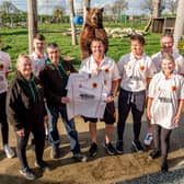 Horncastle Cricket Club unveils Wolds Wildlife Park as new sponsors.