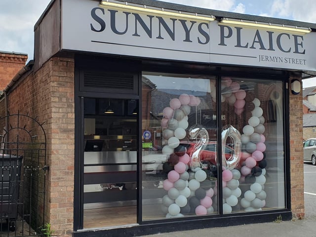 Sunny's Plaice in Sleaford, celebrating 20 years in business this week.