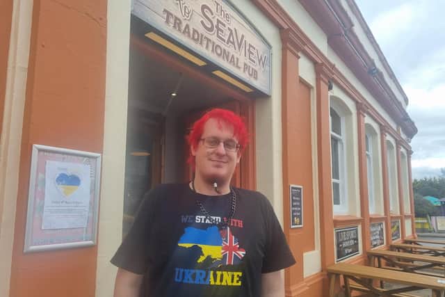 Ian Russell is organising a fundraiser for Ukraine refugees at the Seaview Pub in Skegness on Friday, April 8, starting at 8pm.