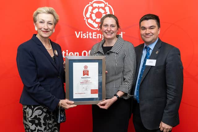The Petwood Hotel receives a VisitEngland award.
